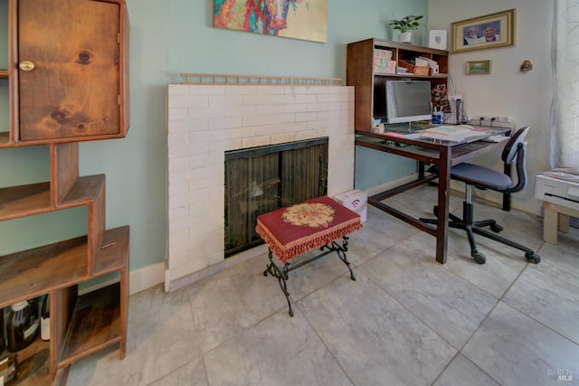 1812 Utah St, Fairfield, CA 94533 - office space featuring a fireplace and baseboards