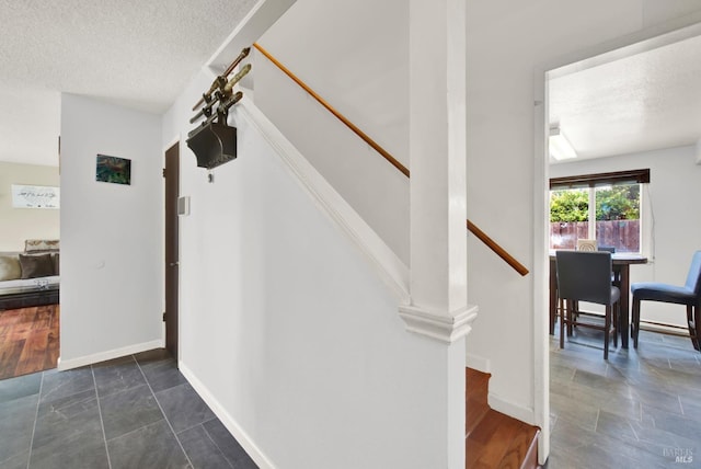 954 Coventry Ln, Fairfield, CA 94533 - stairs with a textured ceiling and baseboards