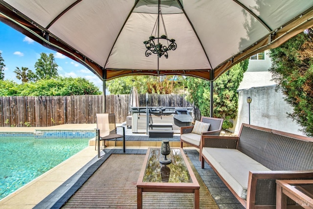 954 Coventry Ln, Fairfield, CA 94533 - fenced backyard featuring a gazebo and an outdoor living space