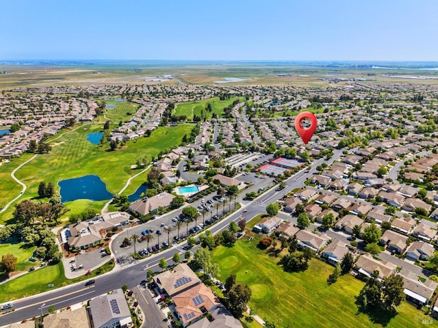 811 Inverness Dr, Rio Vista, CA 94571 - drone / aerial view featuring a water view, a residential view, and golf course view