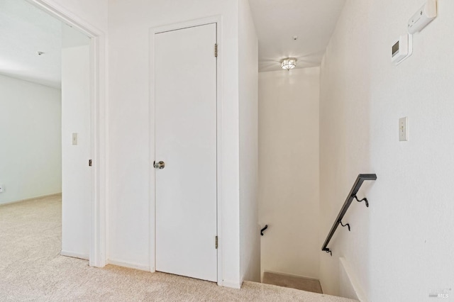 stairs with carpet