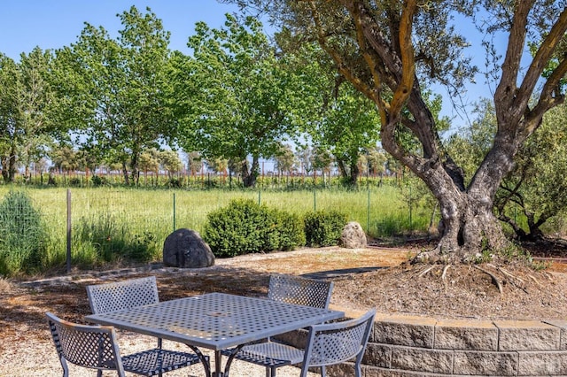 view of patio / terrace featuring outdoor dining area
