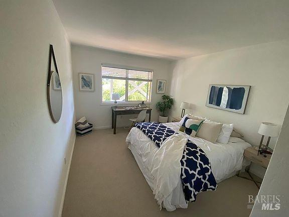 15 Main Dr, San Rafael, CA 94901 - carpeted bedroom featuring baseboards