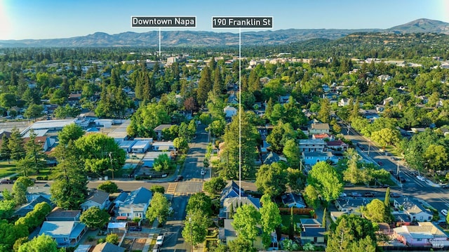190 Franklin St, Napa, CA 94558 - drone / aerial view of a mountain backdrop
