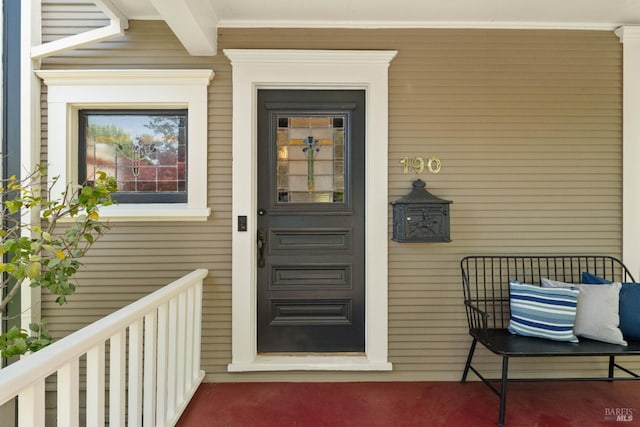 190 Franklin St, Napa, CA 94558 - property entrance with a porch