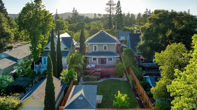 190 Franklin St, Napa, CA 94558 - aerial perspective of suburban area