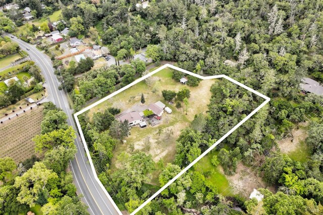 3091 Foothill Blvd, Calistoga, CA 94515 - aerial view