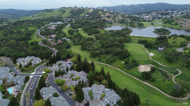 2066 Stonefield Ln, Santa Rosa, CA 95403 - view of property location featuring a water and mountain view, nearby suburban area, and a golf club