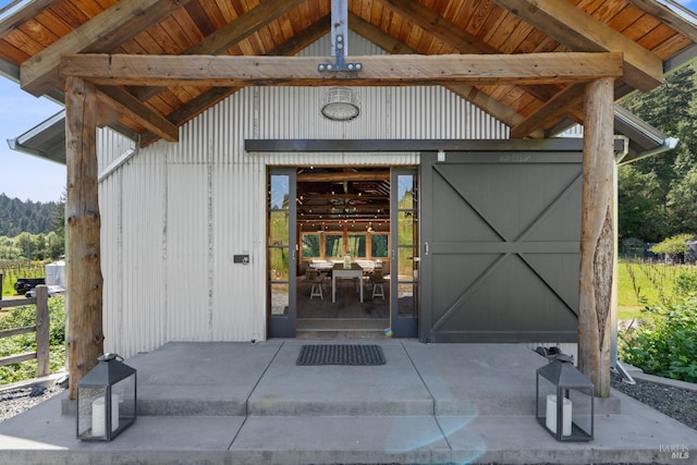 view of entrance to property