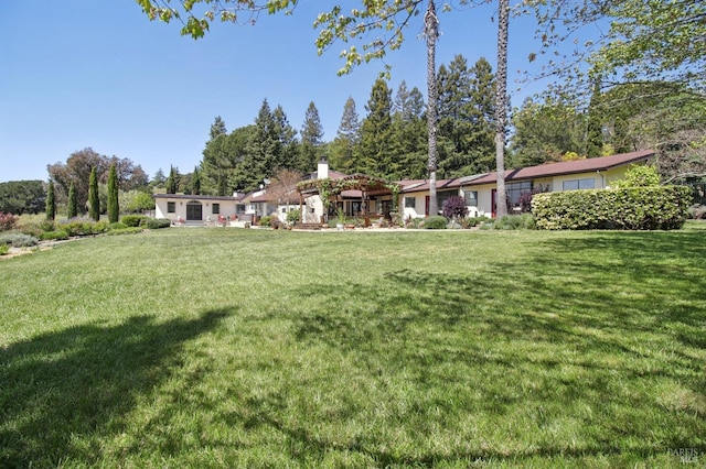 view of yard