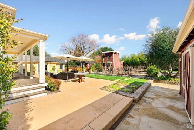 view of patio