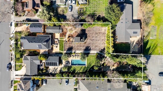 bird's eye view featuring a residential view