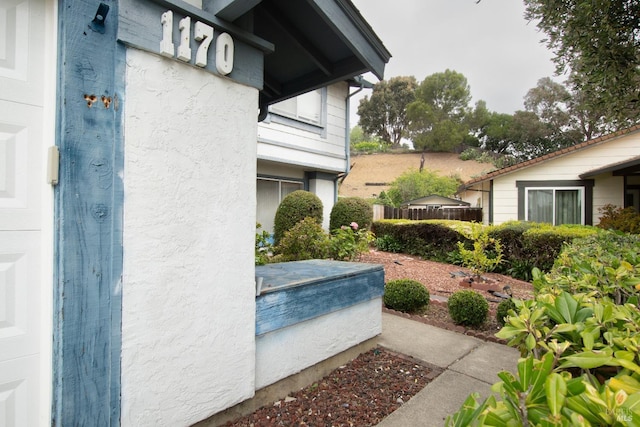 view of side of property