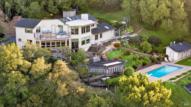 bird's eye view