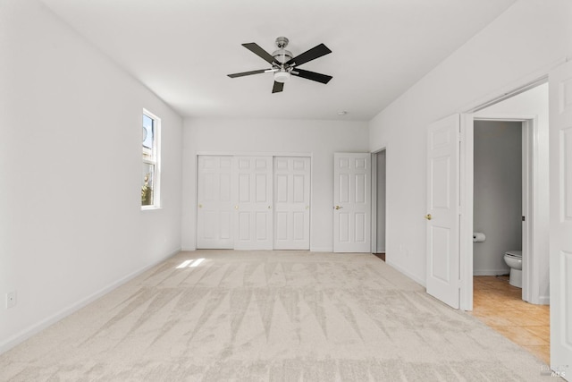 943 Bridgeport Way, Rio Vista, CA 94571 - unfurnished bedroom featuring carpet flooring, baseboards, ensuite bathroom, and a closet