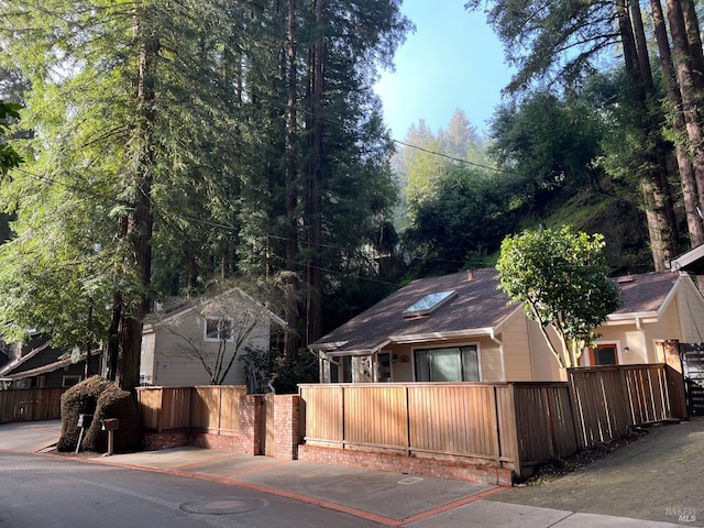 269 Corte Madera Ave, Mill Valley, CA 94941 - view of front of house with a fenced front yard