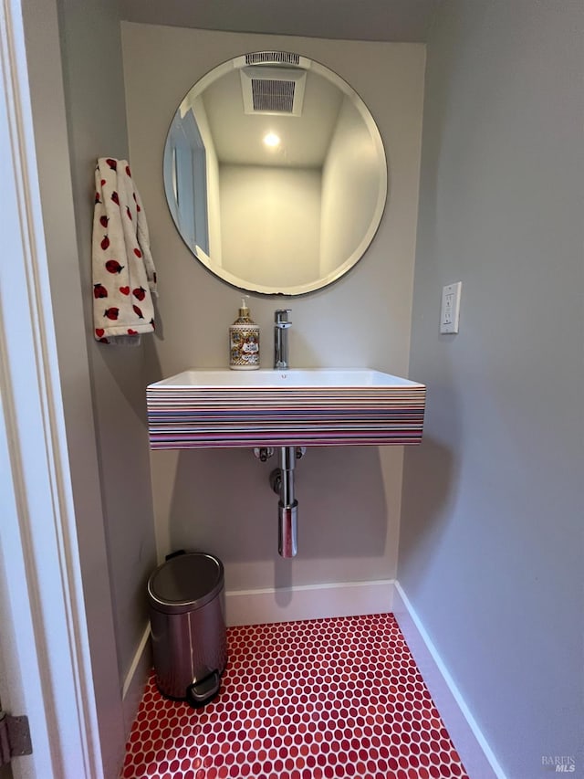 269 Corte Madera Ave, Mill Valley, CA 94941 - bathroom with baseboards and a sink