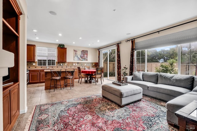 59 Toscana Dr, American Canyon, CA 94503 - living room featuring recessed lighting and light tile patterned floors