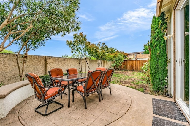 59 Toscana Dr, American Canyon, CA 94503 - view of patio / terrace with a fenced backyard and outdoor dining area