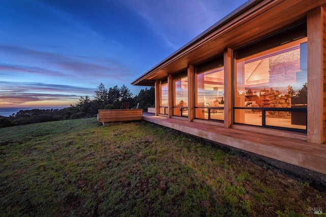 326 Conifer Close, The Sea Ranch, CA 95497 - view of side of home with a yard