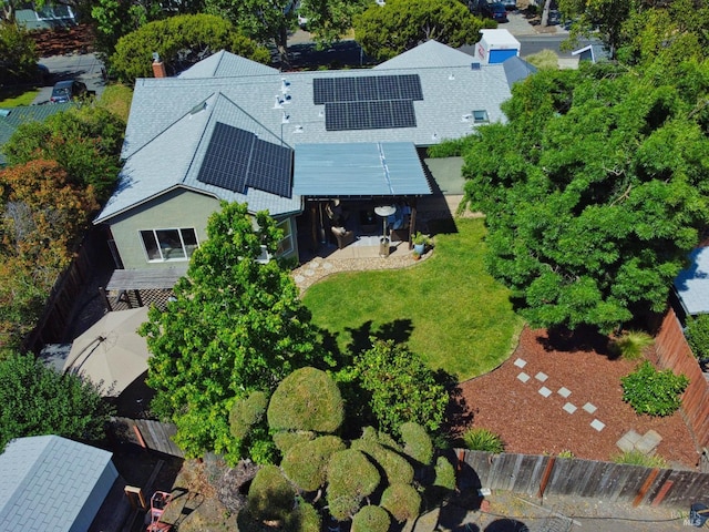 aerial view of property and surrounding area