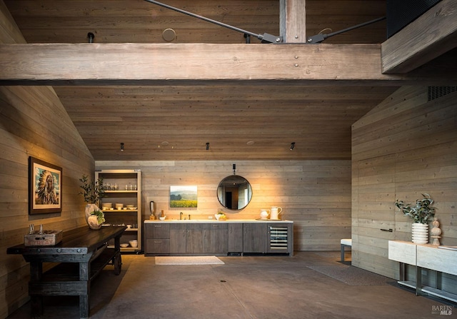 welcome area with a sink