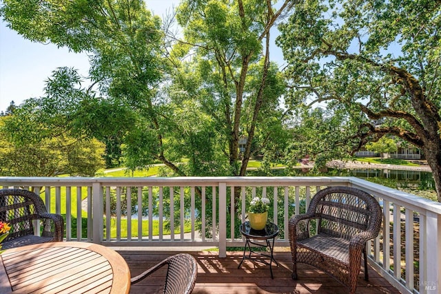 view of deck
