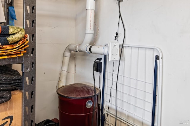 view of utility room