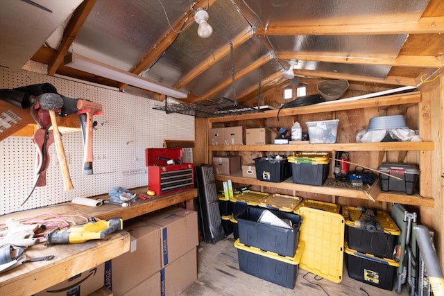 view of storage