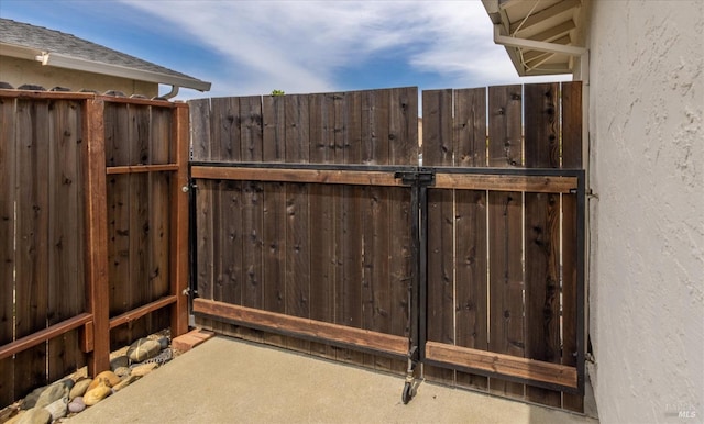view of gate