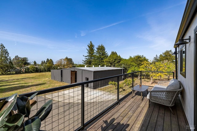 3314 Gravenstein Hwy S, Sebastopol, CA 95472 - deck featuring a yard