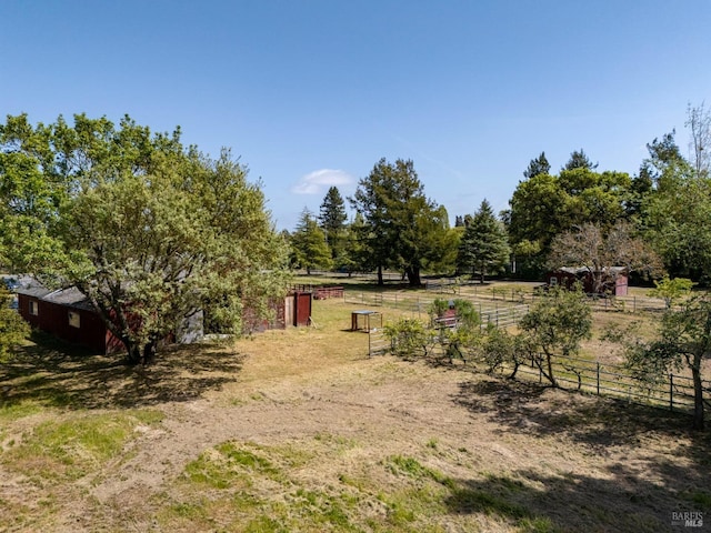 3314 Gravenstein Hwy S, Sebastopol, CA 95472 - view of yard with a rural view and fence