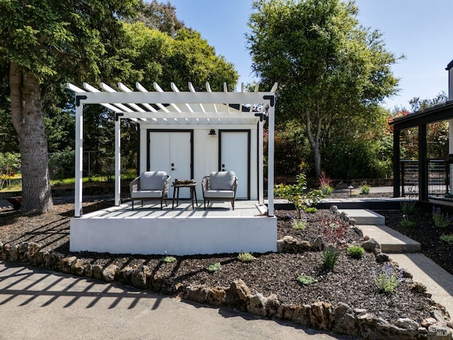3314 Gravenstein Hwy S, Sebastopol, CA 95472 - view of patio with a pergola