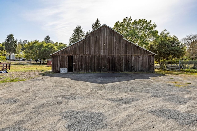 3314 Gravenstein Hwy S, Sebastopol, CA 95472 - view of barn featuring fence
