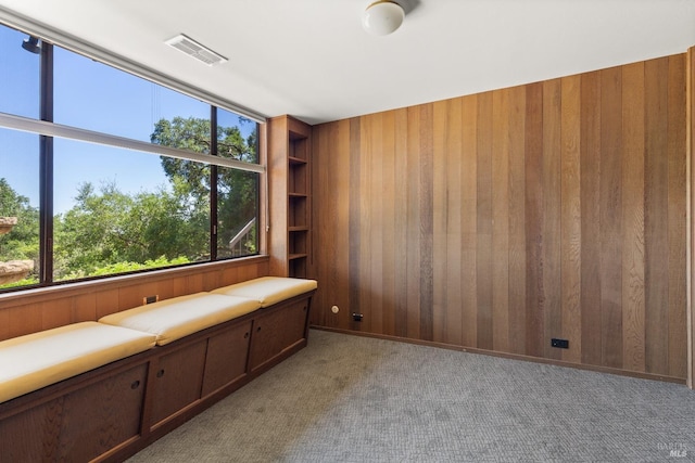 1499 Rockville Rd, Fairfield, CA 94534 - unfurnished office featuring wood walls and light carpet