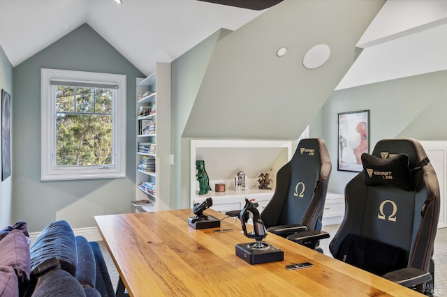 220 Deer Park Ave, San Rafael, CA 94901 - office with lofted ceiling and baseboards