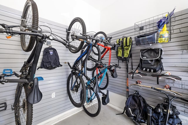 220 Deer Park Ave, San Rafael, CA 94901 - garage with wooden walls