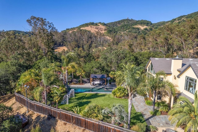 220 Deer Park Ave, San Rafael, CA 94901 - view of mountain backdrop with a forest