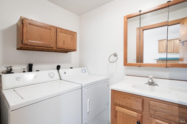 12321 Big Springs Blvd, Old Station, CA 96071 - washroom with washing machine and dryer and cabinet space