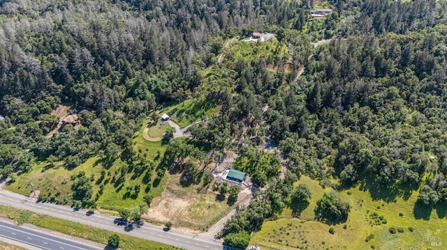 22855 Chianti Rd, Geyserville, CA 95441 - aerial view of property and surrounding area with a forest
