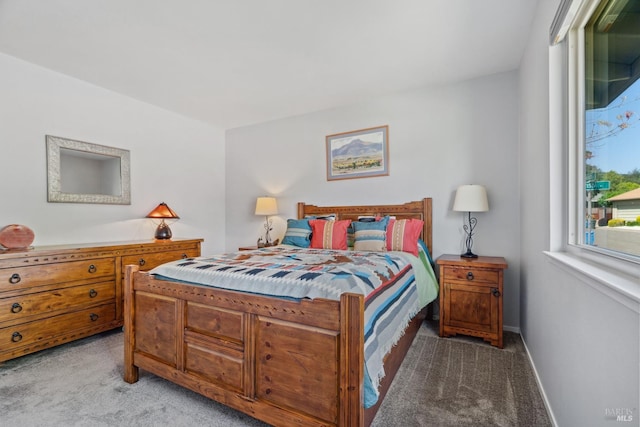 bedroom with carpet flooring