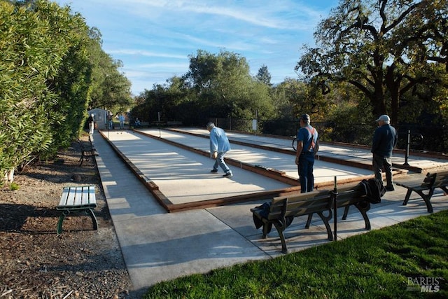 505 Oak Vista Ct, Santa Rosa, CA 95409 - view of community with a bocce ball area and view of scattered trees