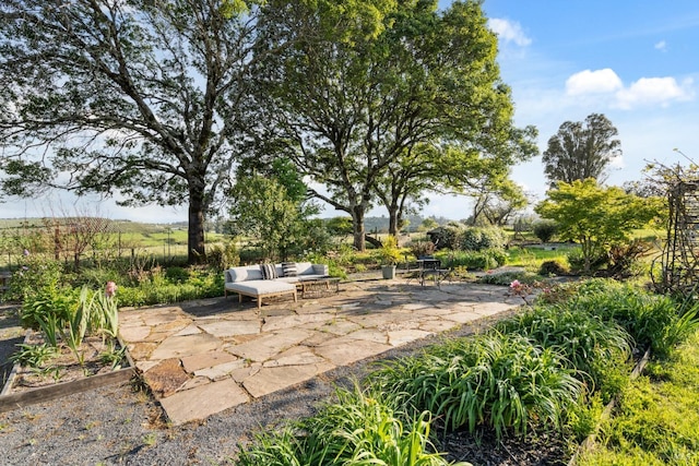2265 Schaeffer Rd, Sebastopol, CA 95472 - view of patio / terrace featuring an outdoor living space