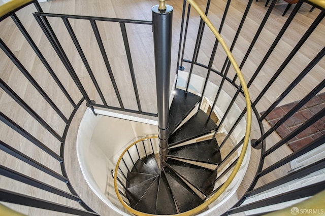 view of staircase