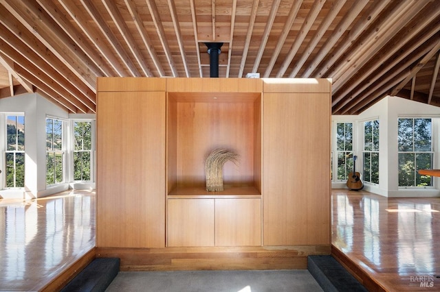 interior details featuring wooden ceiling