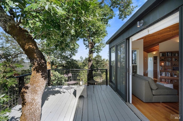 view of deck