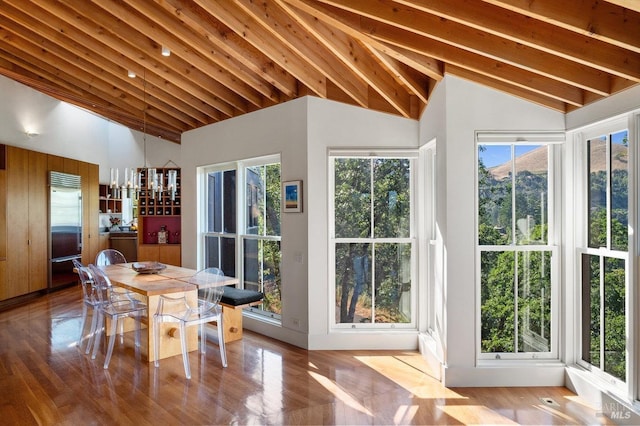 sunroom / solarium featuring plenty of natural light
