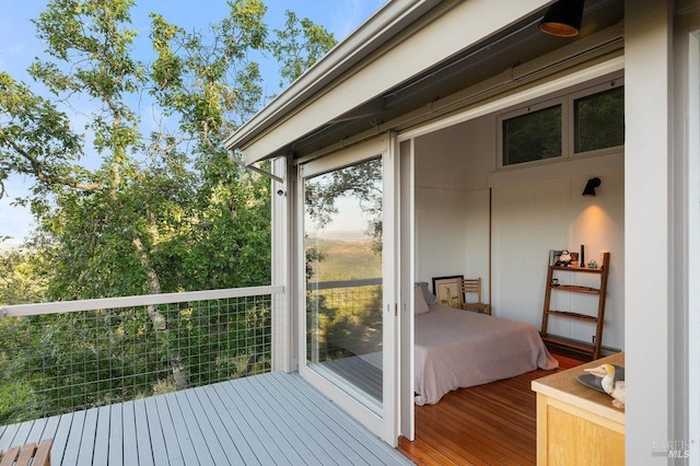 view of deck