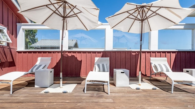 view of deck