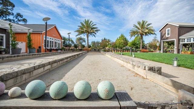 surrounding community featuring a yard
